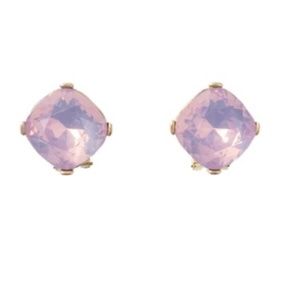 Plunder Pink Gemstone Stud Earrings RARE